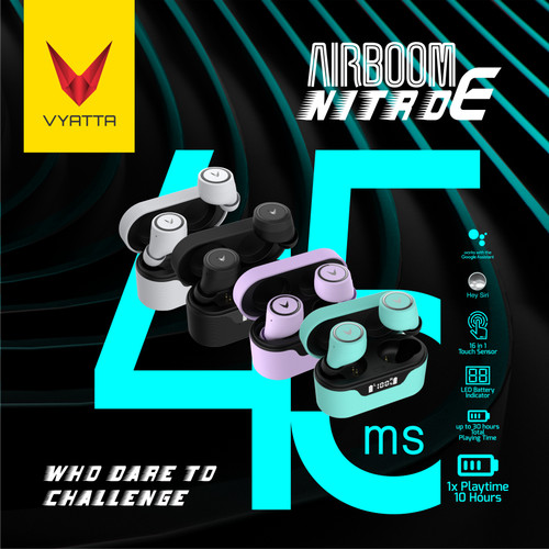 Earphone Vyatta Airboom Nitro E TWS