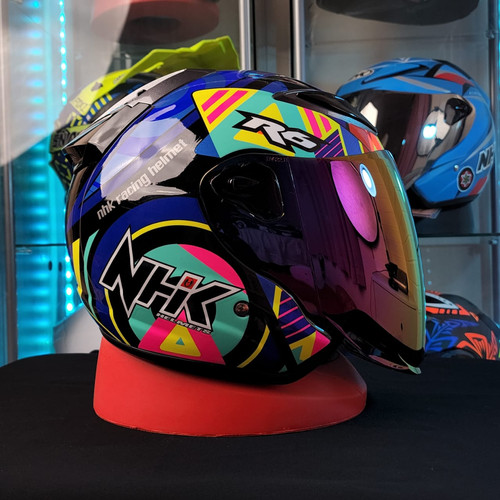 Helm Half Face NHK Helmets R6 Pigment