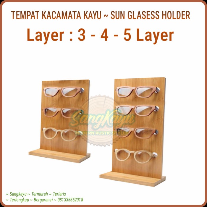 Sang Kayu Sunglasses Holder Rack002