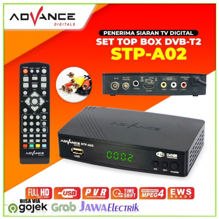 ADVANCE Set Top Box DVB-T2 STP A01