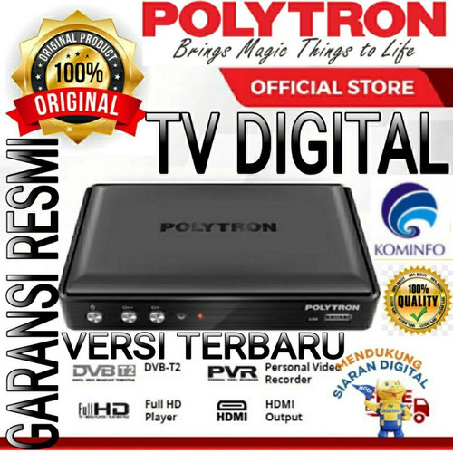 Polytron Set Top Box Digital DVB T2 – PDV 600T2