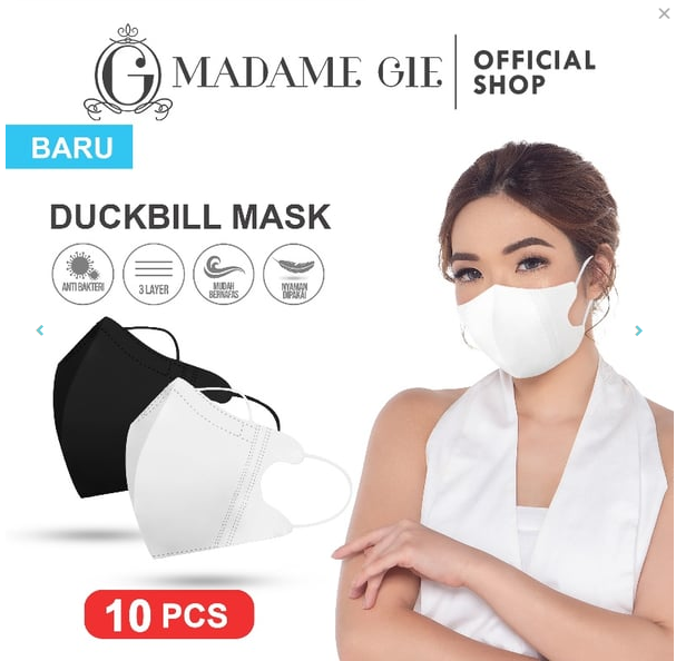 Tjhindatama Mulia Madame Gie Protect You Duckbill Face Mask