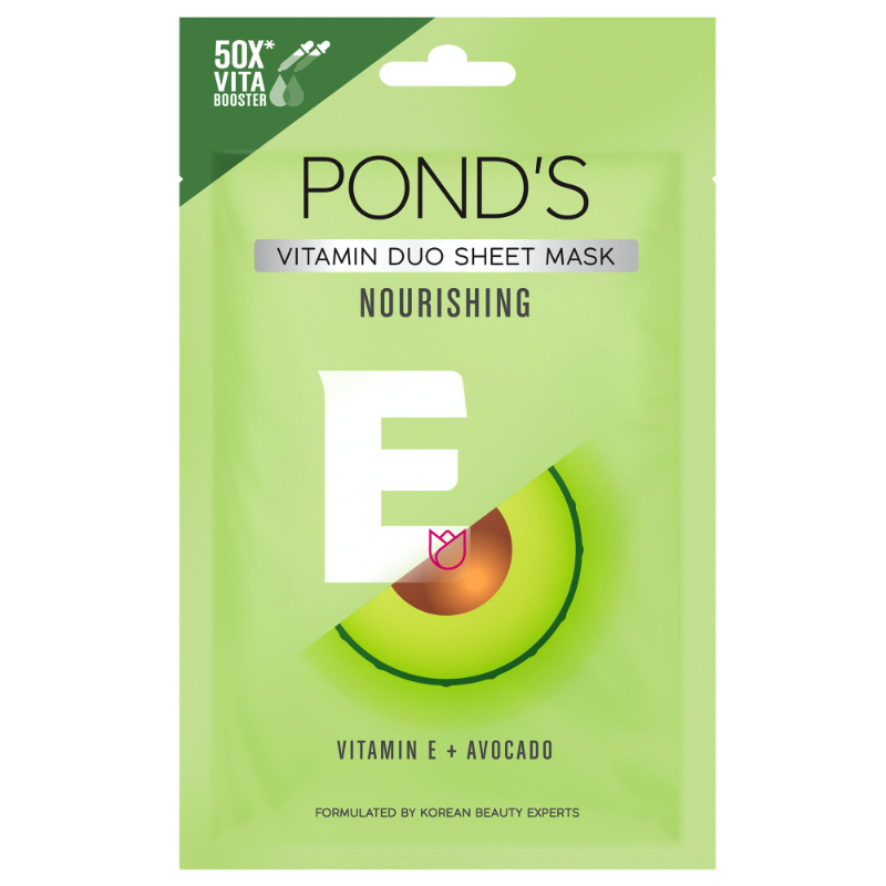 Pond's Vitamin Duo Sheet Mask Avocado