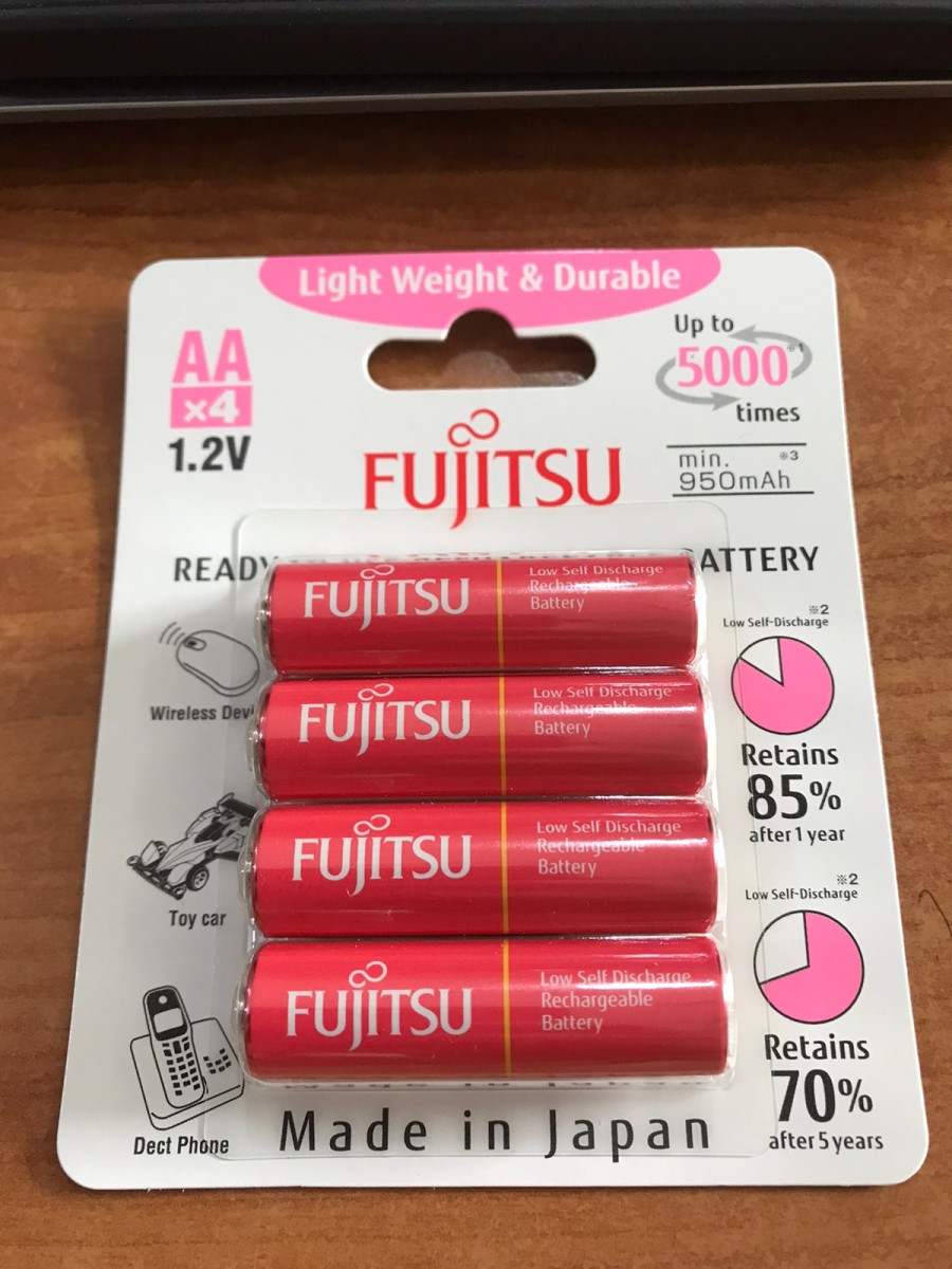 Baterai Fujitsu Rechargeable Battery AA