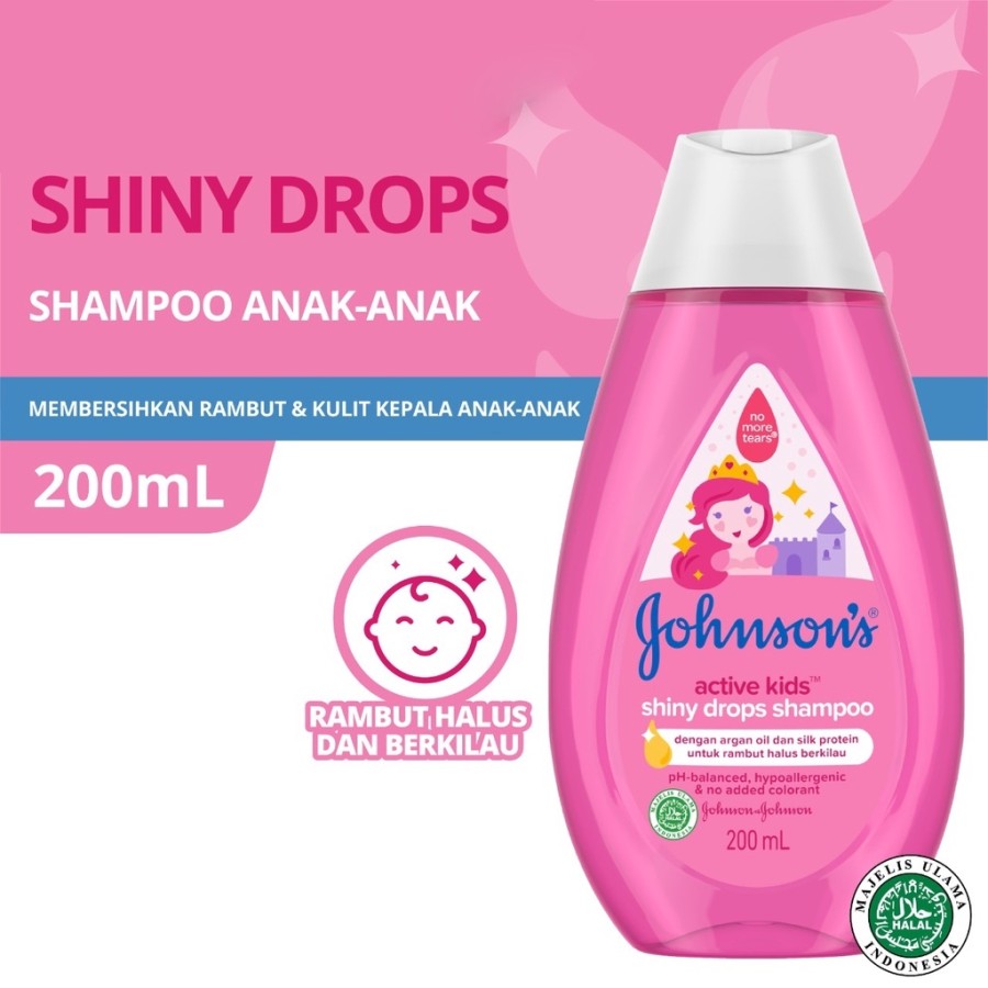 Johnson's Active Kids Shiny Drops Shampoo (200 ml)