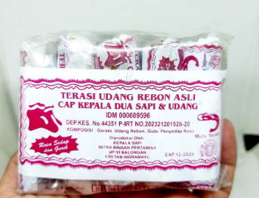 Kepala Sapi Terasi Cap Kepala 2 Sapi