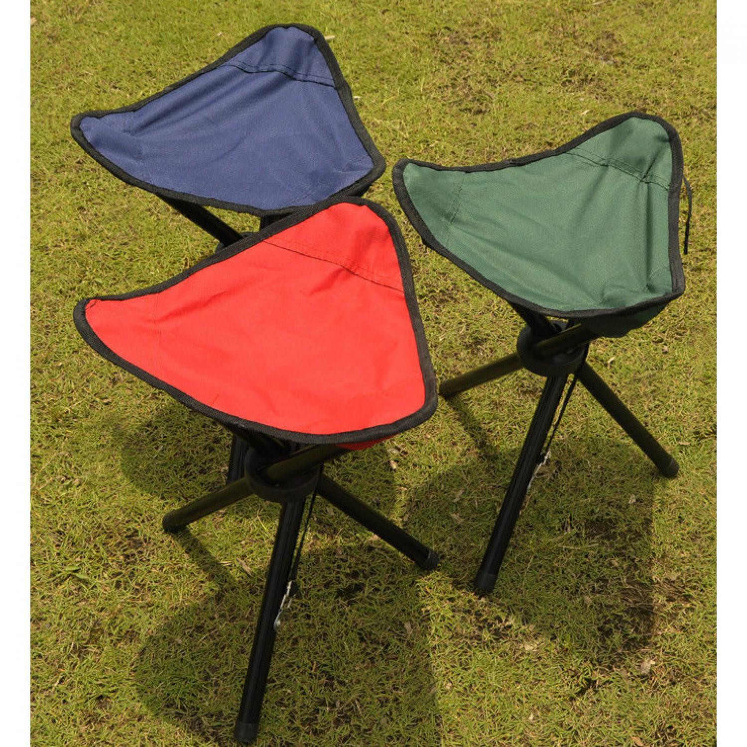 TaffSPORT Kursi Lipat Memancing Folding Legged Beach Stool Chair